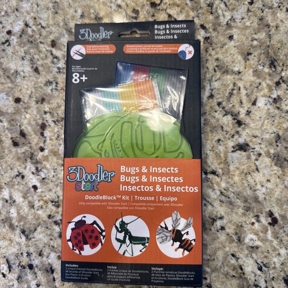 Other - 3Doodler Start DoodleBlock Kit Bugs Insects Craft for 3D Printing